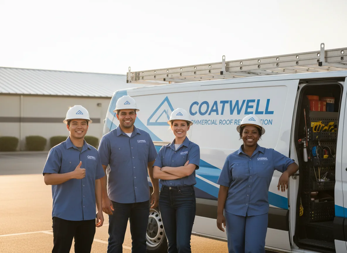 Commercial roof coating company in Hector, NY